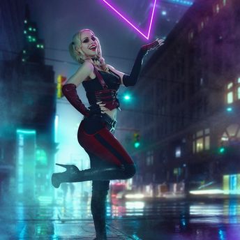 Neon Harley Quinn